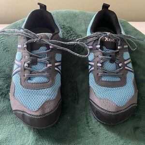 Xero sneakers size 8 1/2 , blue,grey and black